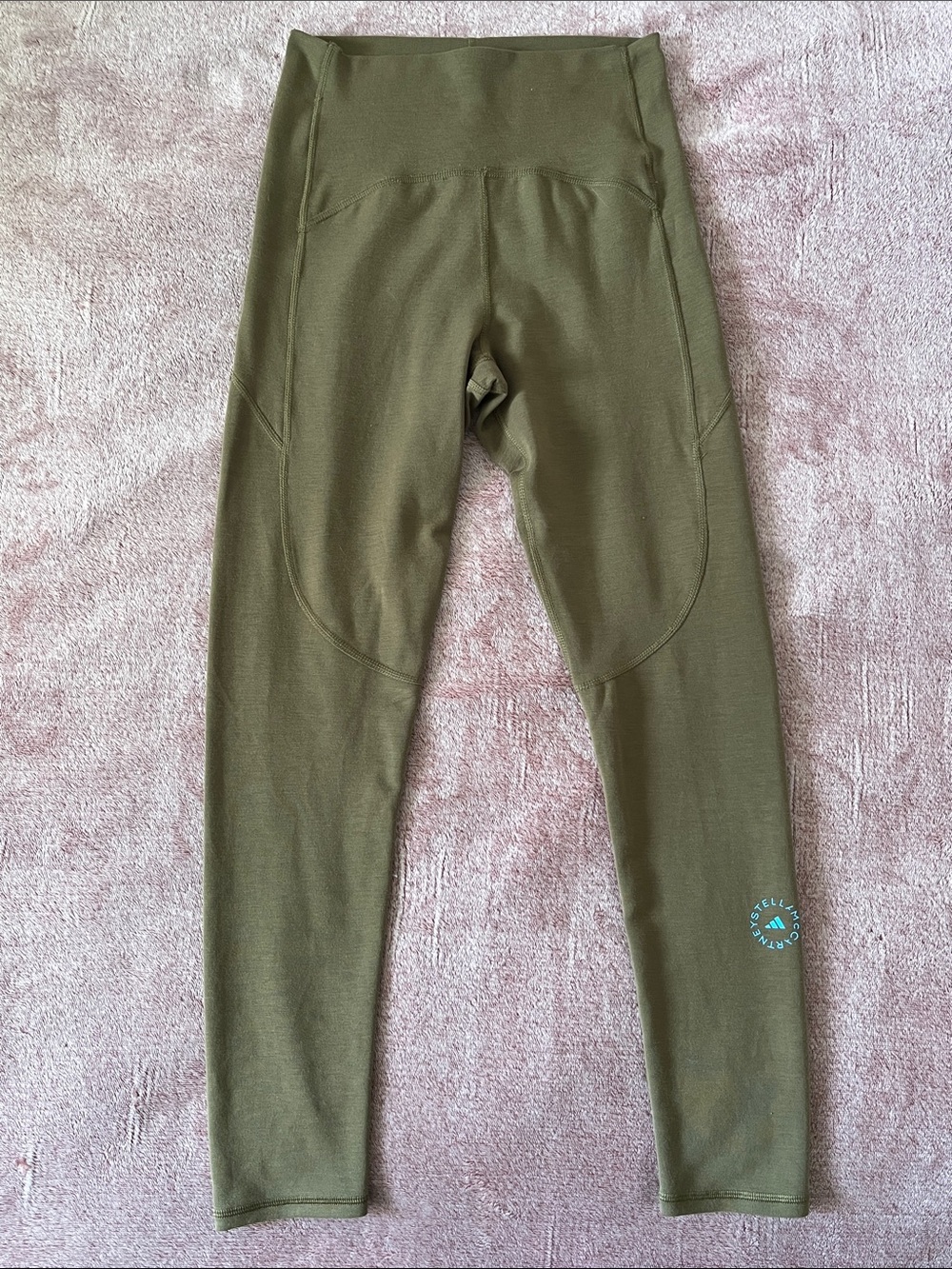 Women's Adidias Stella McCartney Green High-Waist Leggings
